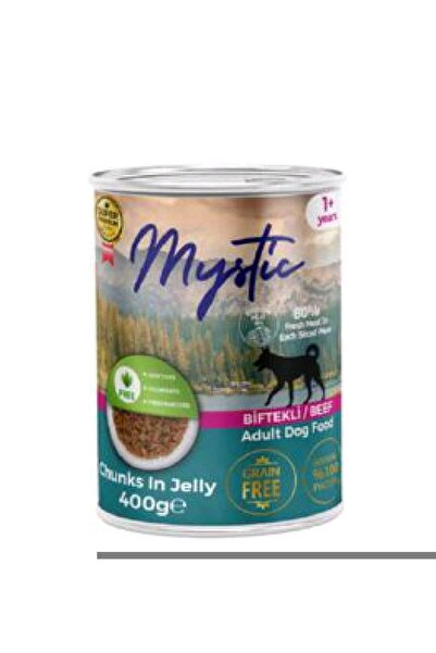 Mystic 400gr jelly beef köpek konservesi