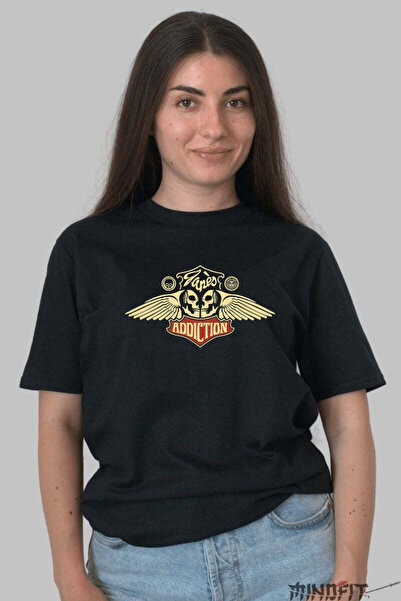 GILDAN Tricou Jane S Addiction Wings Skulls Dama