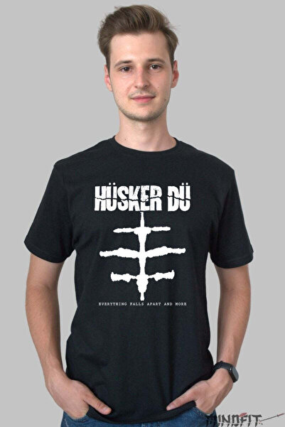 GILDAN Tricou Husker Du Everything Falls Apart Barbat