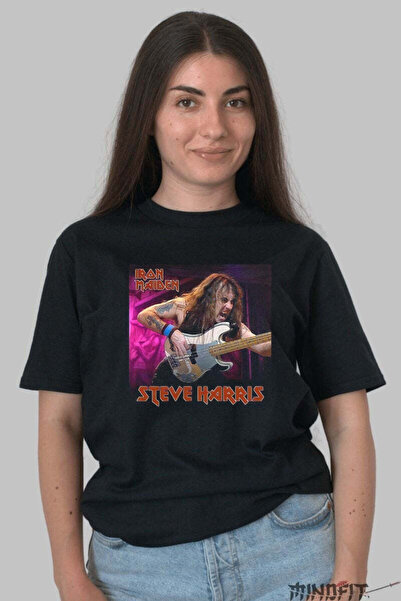 GILDAN Tricou Iron Maiden Steve Harris Live Impact Dama