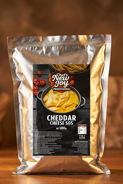 Chefs New Joy Cheddar Toz 1000 gr Çedar Peynir Sos Tozu
