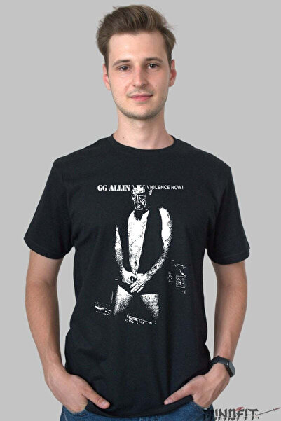 GILDAN Gg Allin Βία Τώρα Ανδρικό T-Shirt