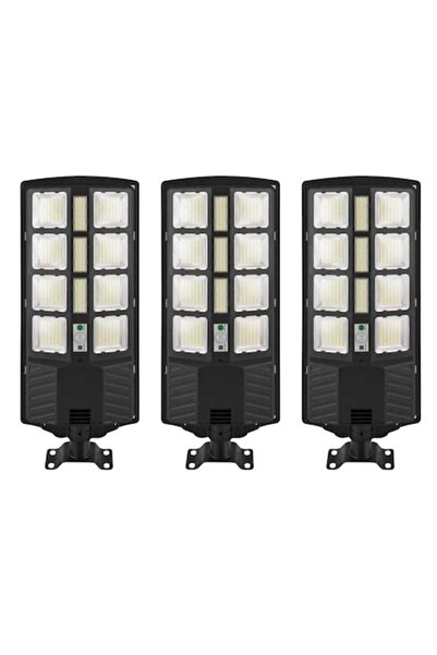 Optim Solution Set of 3 Solar Street Lamps, OPTIM SOLUTION, 300W