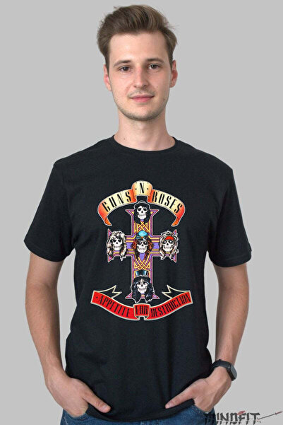 GILDAN Tricou Guns N Roses Appetite For Destruction Barbat