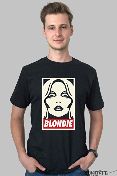 GILDAN Tricou Rock Blondie Retro Poster Style Barbat