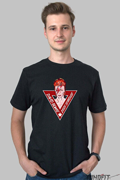 GILDAN Tricou Rock David Bowie Ziggy Stardust Barbat