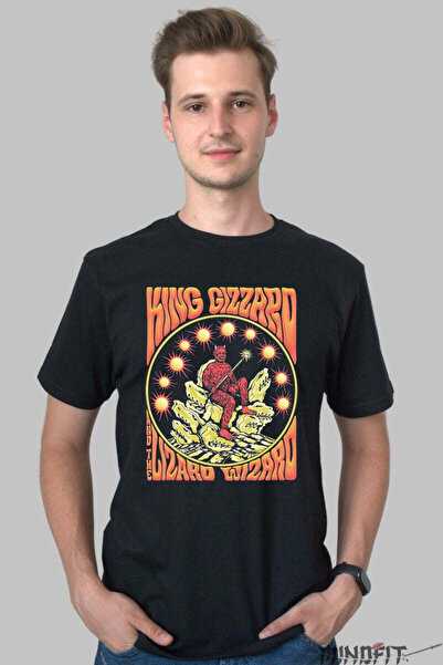 GILDAN Tricou King Gizzard Lizard Wizard Cosmic Vibes Barbat
