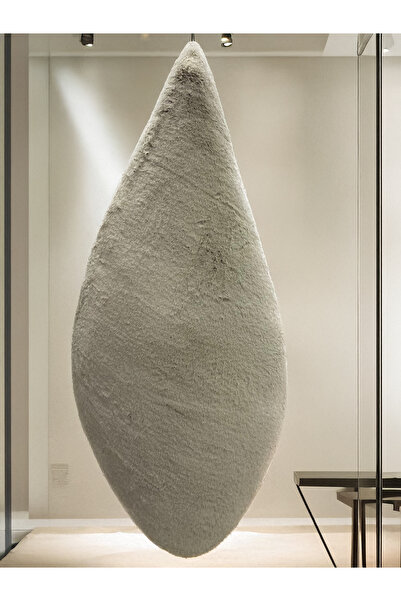 turgut Class Tavşan Tüyü Halı Kahve Yıkanabilir Ezilmez Tüy Kaymaz Taban Bany...