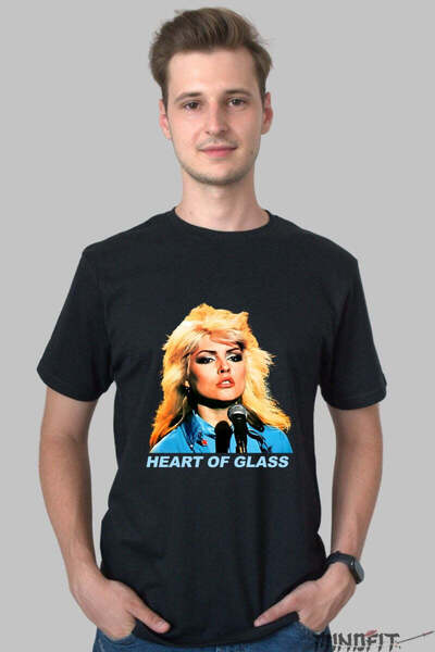 GILDAN Tricou Rock Blondie Heart Of Glass Barbat