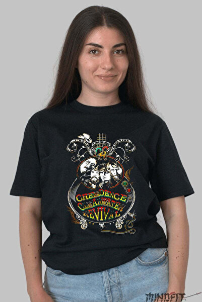 GILDAN Τρίκου Κρέντενς Κλίαργουοτερ Ρίβιαλ Ψυχεδελικά Φιλοδοξήματα Ντάμα