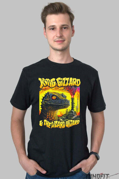 GILDAN Tricou King Gizzard Lizard Attack Psychedelia Barbat
