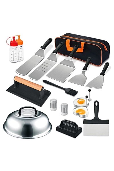 Optim Solution Set de 17 ustensile pentru grătar