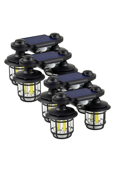 Optim Solution Set of 4 Double Solar Lanterns