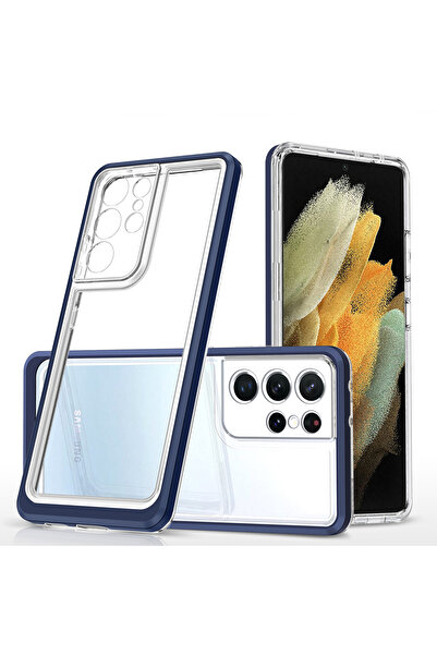 OEM Θήκη Samsung Galaxy A14 Clear Blue - Προστασία 3 σε 1