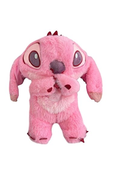 OEM Interactive Breathing Stitch Toy, Pink, 30cm, With Music and Light