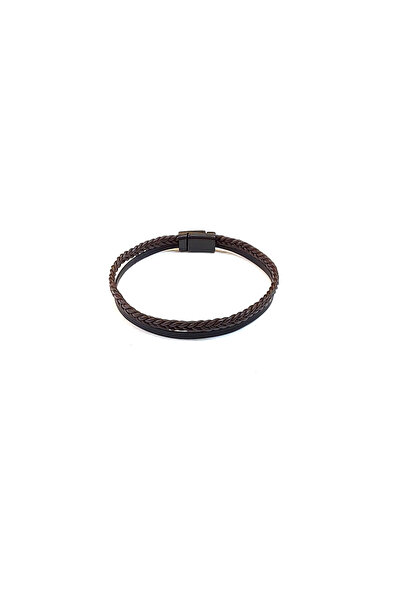 HER ŞEY NOTA www.herseynota.com Brown Pure Braid – Dark Brown Braided Detaile...