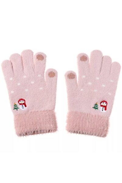 Optim Solution Winter Gloves for Women - Snowman Design