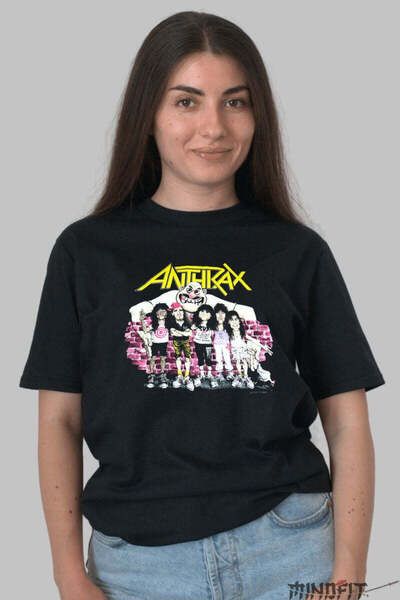 GILDAN Tricou Anthrax Wall Art Edition Dama