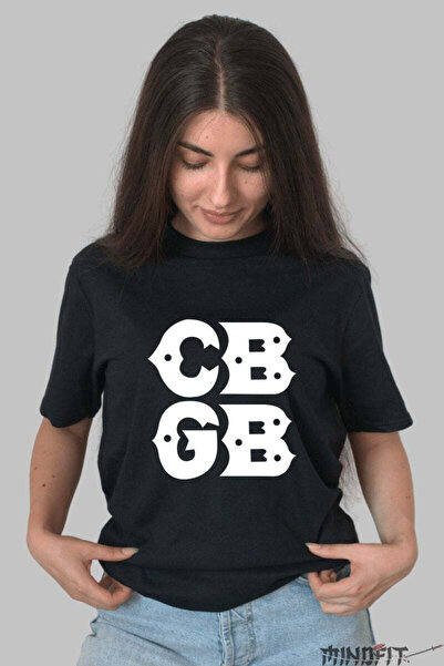 GILDAN Tricou Rock Cbgb White Bold Dama