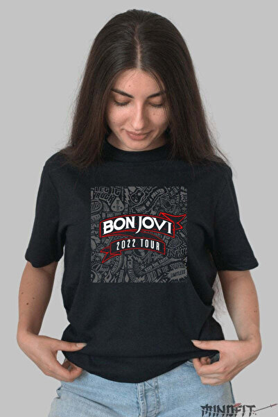 GILDAN Tricou Rock Bon Jovi 2022 Tour Edition Dama