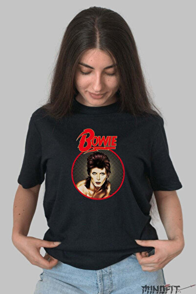 GILDAN Tricou Rock David Bowie Iconic Portrait Dama