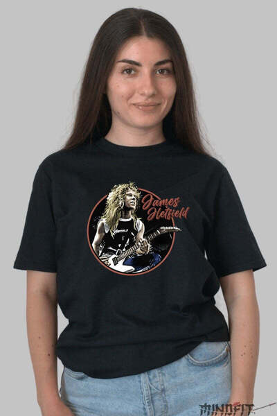 GILDAN Tricou James Hetfield Metal Power Iconic Dama