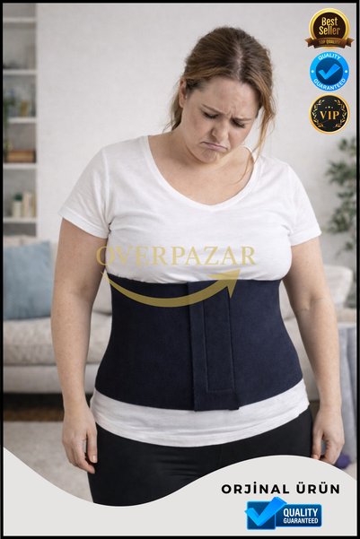 Overbazaar Thermal Waist Sweat Belt – Sports Belt with Support for the Abdomen & Waist Area