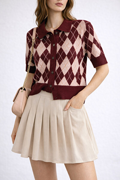 XX BAKLAVA DESENLİ KAZAK