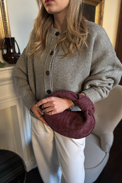 as aminel Suede Botte Handbag