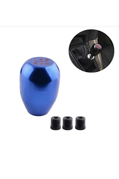 Point Manuel Vites Topuzu Mavi Metal Renk 5 Ileri Mandalsız