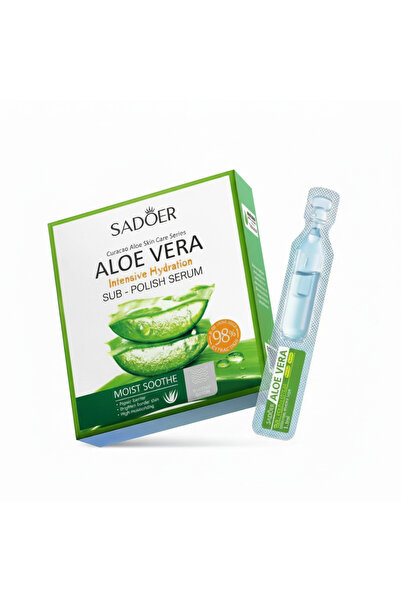 SADOER Αντιγηραντικός ορός προσώπου με αλόη βέρα, Sadoer, 1,9ml x 20 τεμ.