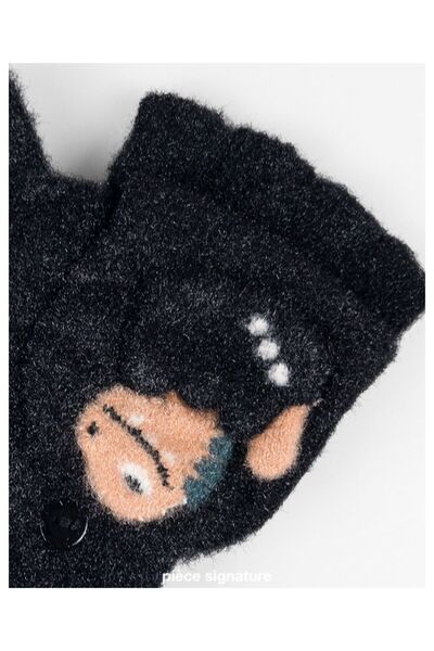 PIECE SIGNATURE 95% Nylon 5% Spandex, Boys' Soft Cover Cut Gloves (Ages 4-8)