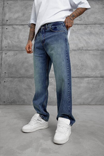 NOMARC Blugi albastru Mb Baggy Fit Stonewashed