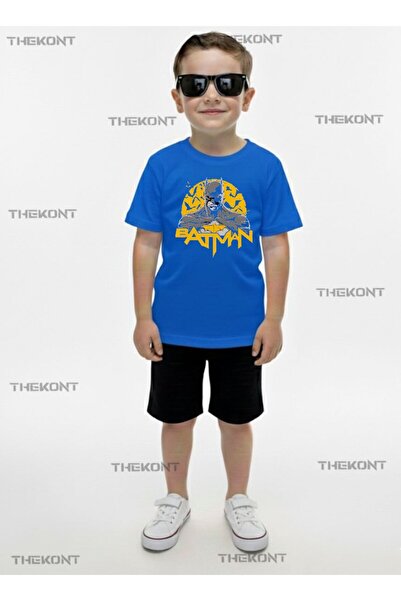 THEKONT SARIBATMAN ŠORTS I MAJICA SA ŠTAMPOM LETNJI DEČJI SET