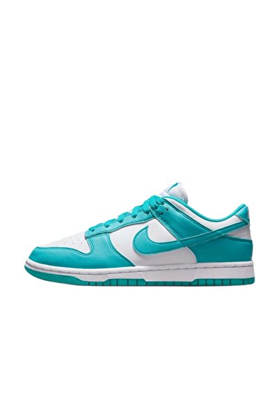 Nike Women's Dunk Low Next Nature Sneakers - EU 37.5, Green, Lace-Up, Flat Heel