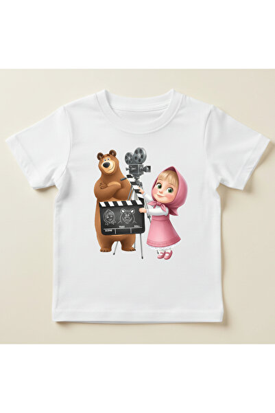 matelio Masha and the Bear T-shirt – Filming Scene