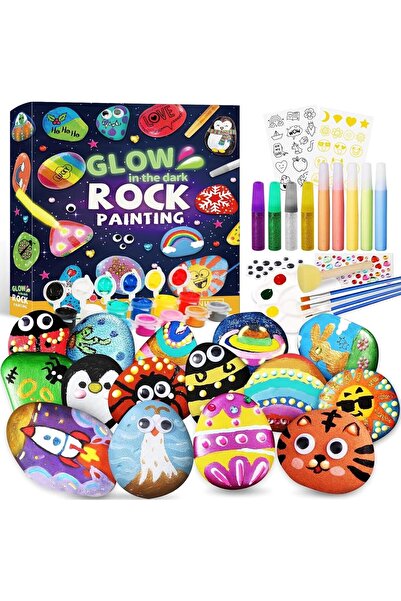 Generic مجموعة أندانا لتلوين الصخور للأطفال