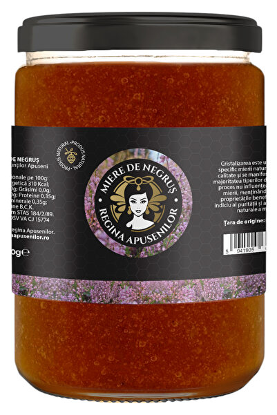 Regina Apusenilor Black grass honey, 100% Romanian product, Regina Apusenilor...