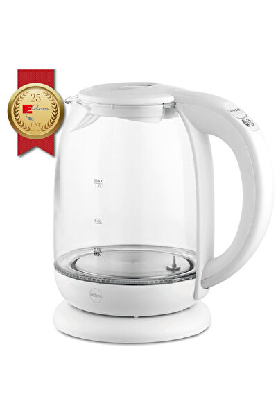 eldom Lumi C510B 1.7L 2200W Glass Kettle with Temp Control & Anti-Calc Filter