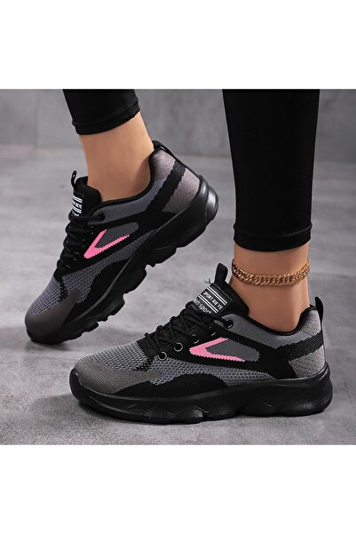 SOSENFER 女士运动鞋，透气软底慢跑运动女鞋