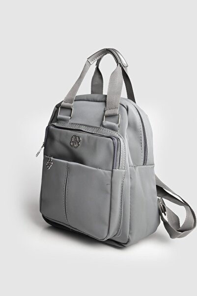 Store Kadın Soshe Su İtici Kumaş Çok Bölmeli Sırt Çantası