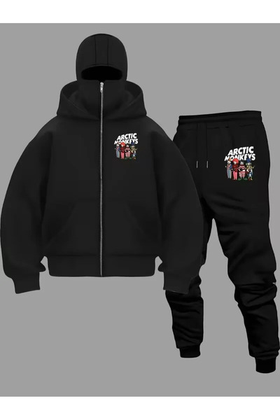 Flaubert طقم رياضي كار ماسكي نينجا بسحاب، كارديجان بسحاب سميك ثلاثي الخيوط 70