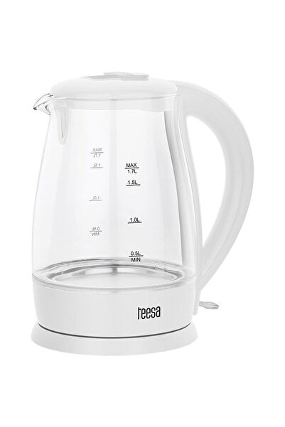 Teesa TSA1511W 2200W Electric Kettle, 1.7L, White