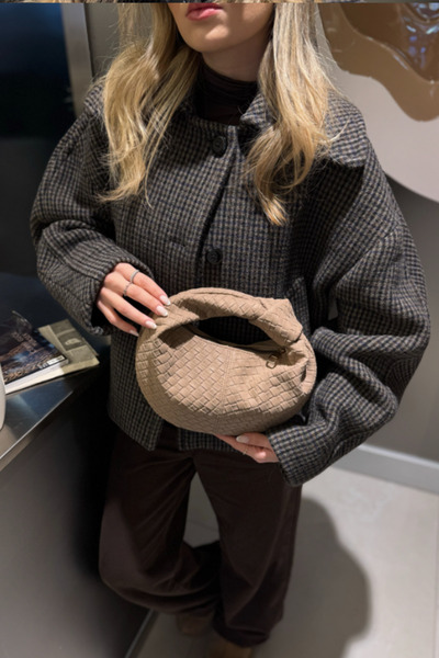 as aminel Suede Botte Handbag