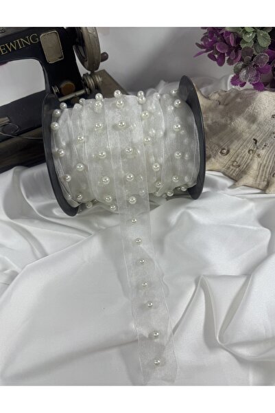 jasmina store Organze üzeri incili şerit