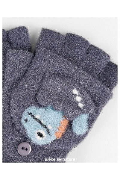 PIECE SIGNATURE 95% Nylon 5% Spandex, Boys' Soft Cover Cut Gloves (Ages 4-8)