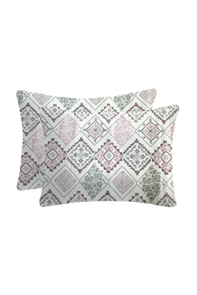 Lief Home Ranforce Fabric Pillowcase with Applique 50X70 (2 Pieces)