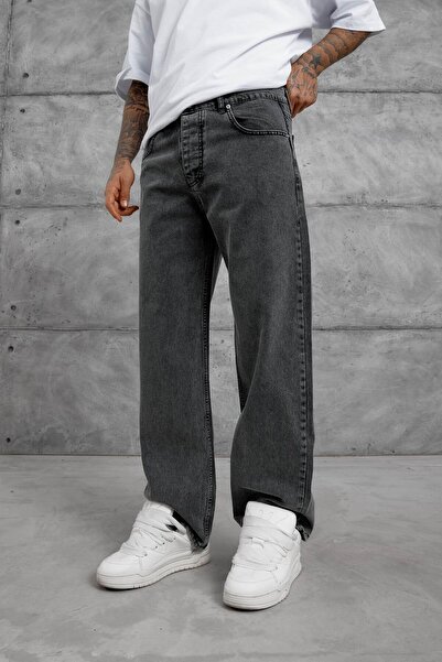 NOMARC Blugi gri MB BAGGY FIT