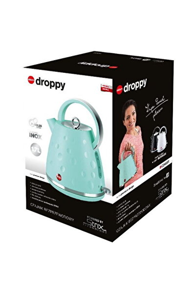 eldom Turquoise Electric Kettle, 2000W, 1.7L Capacity, Mesh Filter
