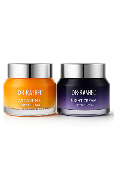 RASHEL Vitamin C day cream and retinol night cream set